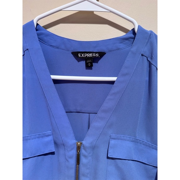 Express Portofino Convertable Zip Blouse - Picture 3 of 3